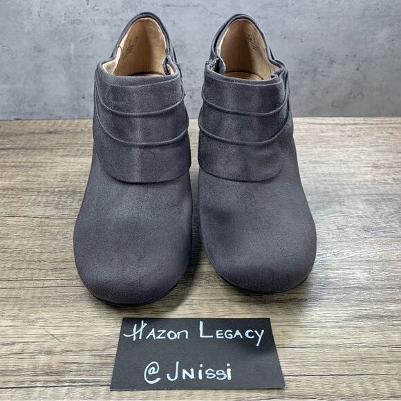 Life Stride~Women's~”Corie”  Gray Heel Bootie~Size 10W - Picture 3 of 10